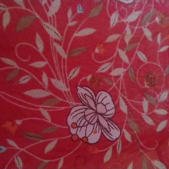 The Limited Red Sheer Top XL - Picture 2 of 3